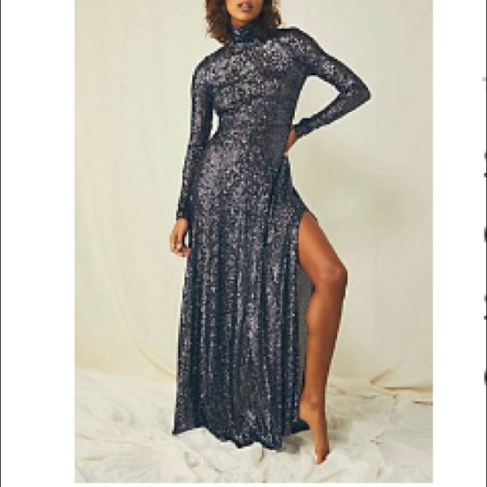 Free People Shining in the Night Maxi Slip